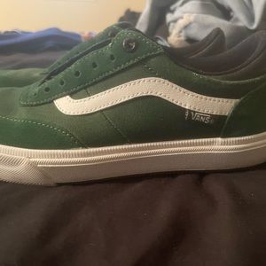 Green Vans shoes